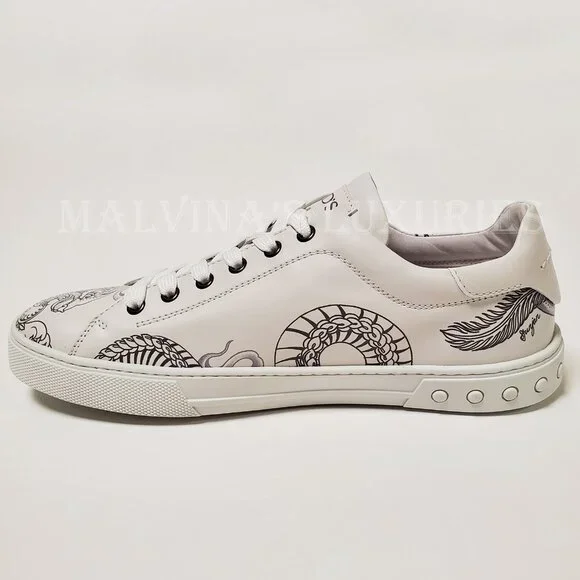 TOD'S SNEAKERS MENS LIMITED EDITION TATTOO ALLACCIATO SHOES